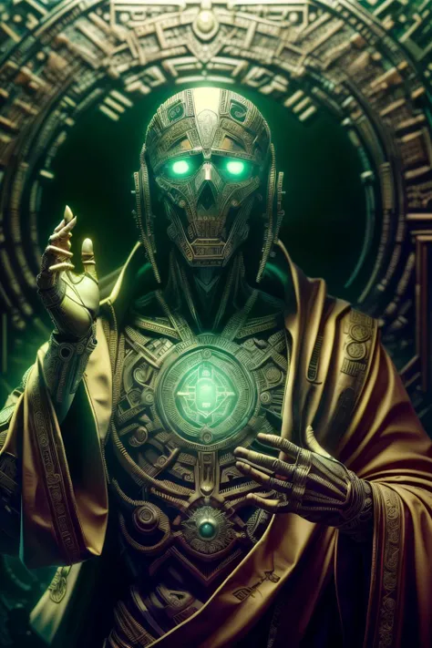 masterpiece, precursortech, saint, intricate, detailed, <lora:PrecursorTech:1>