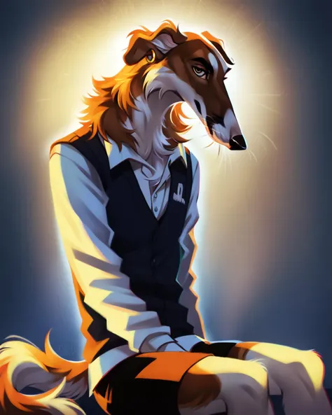 <embedding:zPDXL>,
<embedding:zPDXLxxx>,
zPDXL,
<lora:hand 4:1>,
<lora:BorzoiPonyXL:1.5>,
<lora:Concept Art DarkSide Style LoRA_SeaArt Furry XL 1.0:0.8>,
Hand, great lighting, concept art, realistic, dark theme, low light,
(score_9, score_8_up, score_7_up), (furry_source), highly detailed, ((creative angle)), (sitting, arm support), dynamic pose,
(anthro borzoi male), whiskers, dandy male clothes, [earring], detailed fur, ((white fur)), long snout, , looking at viewer,
dramatic light, [chromatic aberration], volumetric lighting, ambient light, half body shadow,
<lora:add-detail-xl:0.6>,
<lora:aesthetic:4>,
<lora:RMSDXL_Enhance:3>,
<lora:great_lighting:3>,