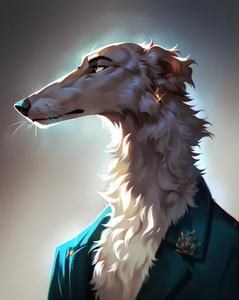 <embedding:zPDXL>,
<embedding:zPDXLxxx>,
zPDXL,
<lora:hand 4:1>,
<lora:BorzoiPonyXL:1.4>,
<lora:Concept Art DarkSide Style LoRA_SeaArt Furry XL 1.0:1>,
Hand, great lighting, concept art, realistic, dark theme, low light,
(score_9, score_8_up, score_7_up, score_6_up), score_5_up, (furry_source), highly detailed, (upper body),
elegant (anthro borzoi male), whiskers, fancy clothes, earring, detailed fur, (white fur), long snout, ((dynamic pose)),
(dramatic light, chromatic aberration, volumetric lighting, ambient light, half body shadow),
<lora:add-detail-xl:0.6>,
<lora:RMSDXL_Enhance:3>,
<lora:great_lighting:3>,