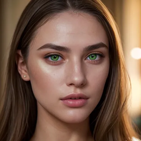 RAW photo of a girl, portrait of a beautiful girl, sideways, (face: Circular Face, Monolid Eyes, [eye color green], turned up nose-shape, full lips, high cheekbones, weak receding chin), [Azorean + random hairstyle + random hair color + random Eyebrow style], extremely detailed face eyes lips, highly realistic, masterpiece, absurdres, intricate, highly detailed, high quality photography, 3 point lighting, flash with softbox, 16k, Leica M6, Ektachrome 64, smooth, sharp focus, high resolution, award winning photo, 50mm, f2.8, depth of field