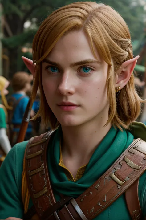 Link from Zelda in a wes anderson film