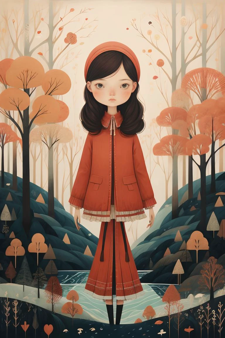 <lora:æå¹³æ£®æ_V1:1>,masterpiece,best quality,illustration,tree,girl,