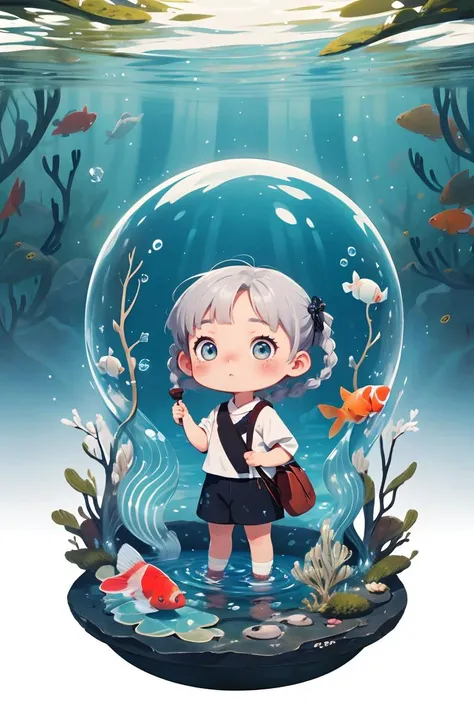 (chibi:1.2),Image quality of the filmï¼Hayao Miyazaki animationï¼Miyazaki animation styleï¼Miyazaki film animationï¼Films en 3Dï¼China-styleï¼Little girl with short braids standing in front of a huge koiï¼Houle Merï¼profondeur de champsï¼High lightï¼Real lightï¼Ray tracingï¼OC renduï¼hyper-realisticï¼beste-Qualitï¼8kï¼Works by mastersï¼super-finï¼Detailed pubic hairï¼anatomie correcteï¼mise au point nette sur les yeuxï¼Bokehï¼Facial features are carefully represented,<lora:GoodHands-beta2:1>,
