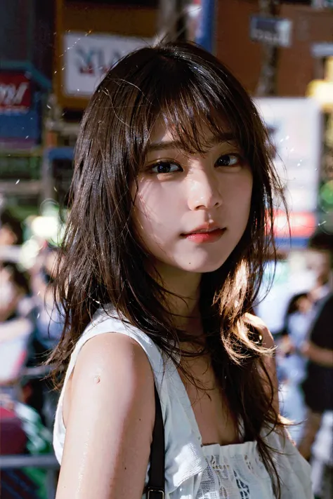 extremely high quality high detail RAW color photo, in locations,highly detailed symmetrical attractive face, angular symmetrical face,perfect skin, skin pores, soft focus, (film grain, vivid colors, film emulation, kodak gold portra 100, 35mm, canon50 f1.2), Lens Flare, Golden Hour, HD, Cinematic, Beautiful Dynamic Lighting,shy,elegent,cute,lust,cool pose, viewing at camera, (ultra photorealistic:1.3)
<lora:epiNoiseoffset_v2:1> <lora:Korean-doll-likeness:0.3> <lora:Japanese-doll-likeness:0.3> <lora:kasumiArimura_v30:0.8>