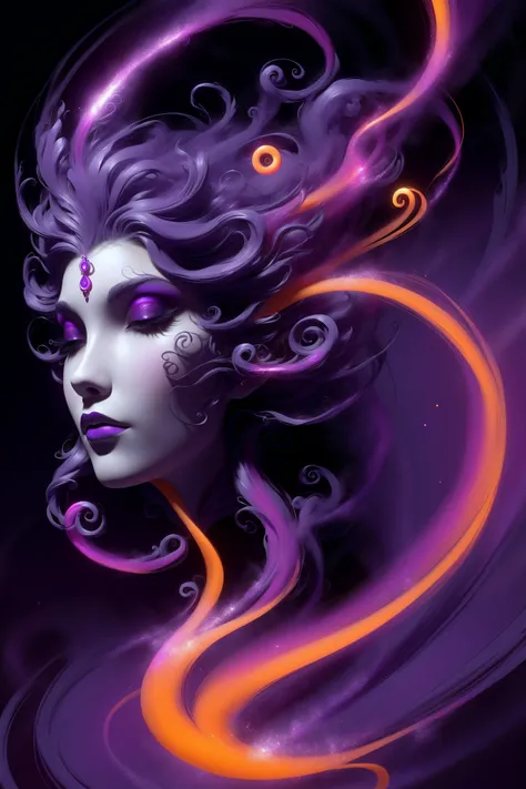 neon purple shadow of a woman, floating_neon_orange_arcane_swirls, floating_neon_white_arcane_swirls, dark_magic_glow, <lora:add-detail-xl:1> misc <lora:DonMW15pXL:0.6> DonMW15pXL <lora:EnvyShadowMinimalismXL01:1> shadow minimalism, (masterpiece:1.2), best quality, (hyperdetailed, highest detailed:1.2), high resolution textures, <lora:EnvyBetterHiresFixXL01:1>