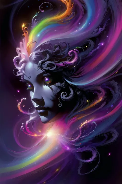 dark shadow of a woman, floating_neon_rainbow_arcane_swirls, dark_magic_glow, <lora:add-detail-xl:1> misc <lora:DonMW15pXL:0.7> DonMW15pXL <lora:EnvyShadowMinimalismXL01:1> shadow minimalism, (masterpiece:1.2), best quality, (hyperdetailed, highest detailed:1.2), high resolution textures, <lora:EnvyBetterHiresFixXL01:1>
