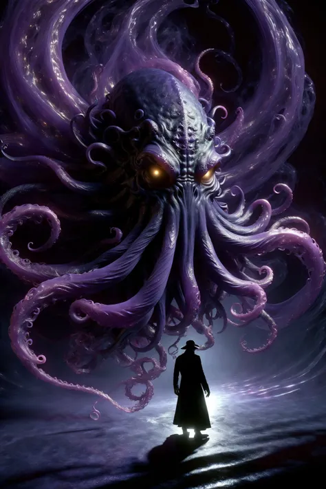Cthulhu hiding in the dark shadow of a man, floating_black_arcane_swirls, black_magic_glow, <lora:add-detail-xl:1> misc <lora:DonMW15pXL:0.6> DonMW15pXL <lora:EnvyShadowMinimalismXL01:1> shadow minimalism, <lora:EnvyBetterHiresFixXL01:1>, 8k uhd, dslr, soft lighting, high quality, film grain, Fujifilm XT3, raw, photo_realistic, realistic, (highly detailed skin:1.1), visible pores, subsurface scattering
