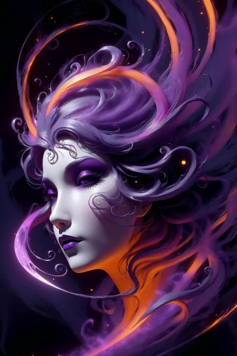 neon purple shadow of a woman, floating_neon_orange_arcane_swirls, floating_neon_white_arcane_swirls, dark_magic_glow, <lora:add-detail-xl:1> misc <lora:DonMW15pXL:0.6> DonMW15pXL <lora:EnvyShadowMinimalismXL01:1> shadow minimalism, (masterpiece:1.2), best quality, (hyperdetailed, highest detailed:1.2), high resolution textures, <lora:EnvyBetterHiresFixXL01:1>