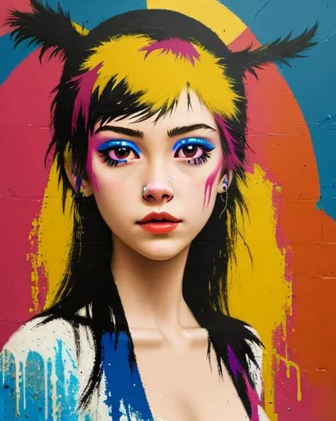 best quality,masterpiece,highly detailed,ultra-detailed, 1girl,<lora:neg4all_bdsqlsz_V3.5:-1> <lora:Spray paint_last:2.5>