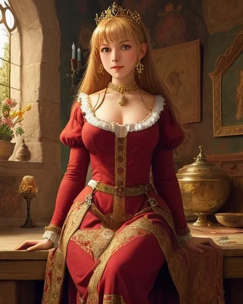 best quality,masterpiece,highly detailed,ultra-detailed, ,<lora:neg4all_bdsqlsz_V3.5:-1>
<lora:Oilpaint_last:1.5>1girl, medieval princess