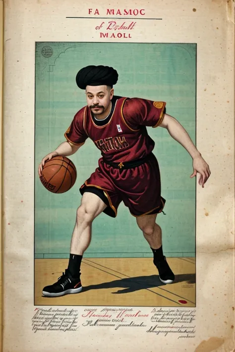 ((dribbling basketball, basketball shorts)), OttomanFashion