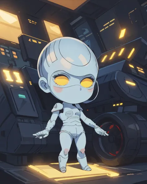 <lora:Lady_Armaroid-NAI-LyCORIS-512px:1>
a chibi lrm, solo, colored skin