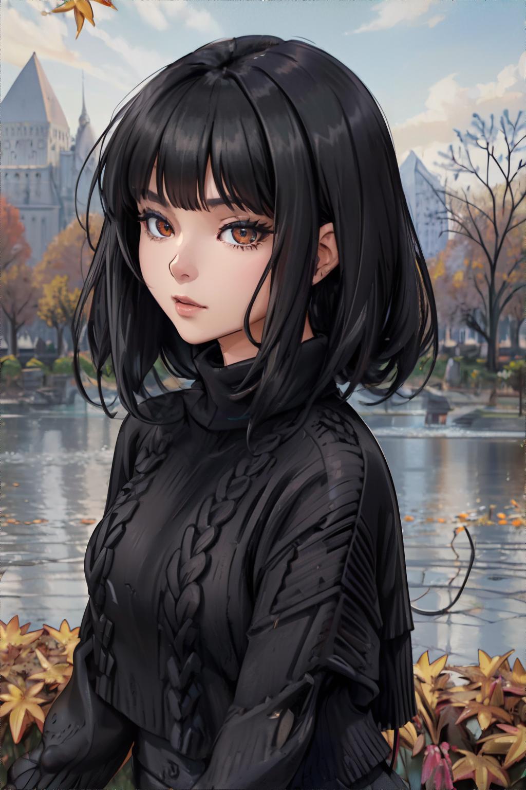 Egyptian Bob hairstyle - (Hime cut Bob Hairstyle) v1.0