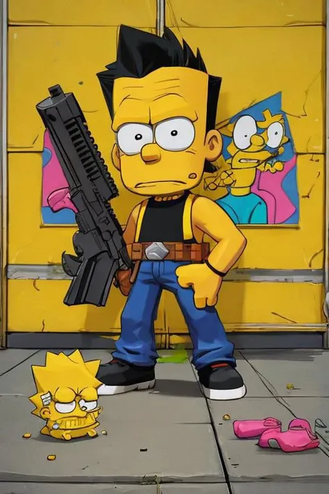 bart simpson is dirty harry