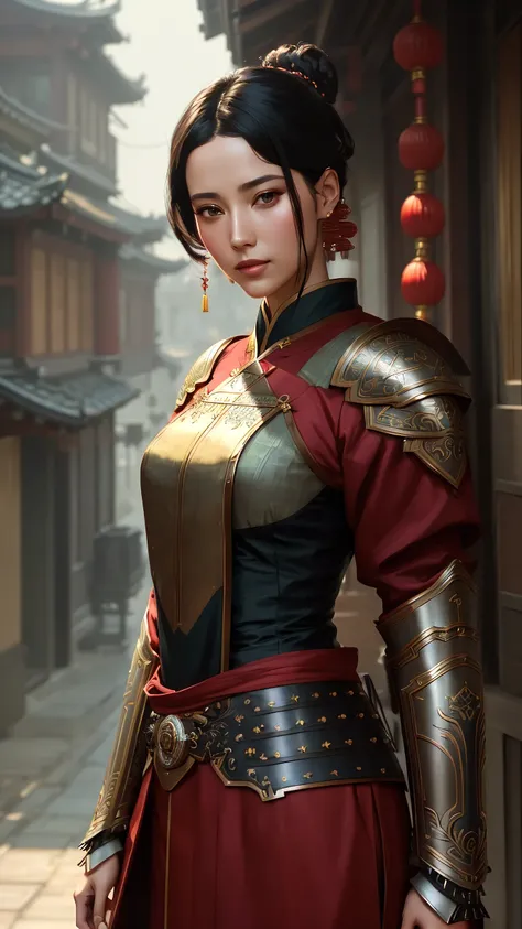 <lora:Mulan_v1:0.5> mulanodd,cyberpunk,upper armor,hardsuit,mechanical arms,katana,scifi,night city <lora:nijiarmor_anime_v2:0.5>, (masterpiece, best quality,highres, perfect hands), masterpiece,best quality,ultra-detailed,very detailed illustrations,extremely detailed,intricate details,highres,super complex details,extremely detailed 8k cg wallpaper