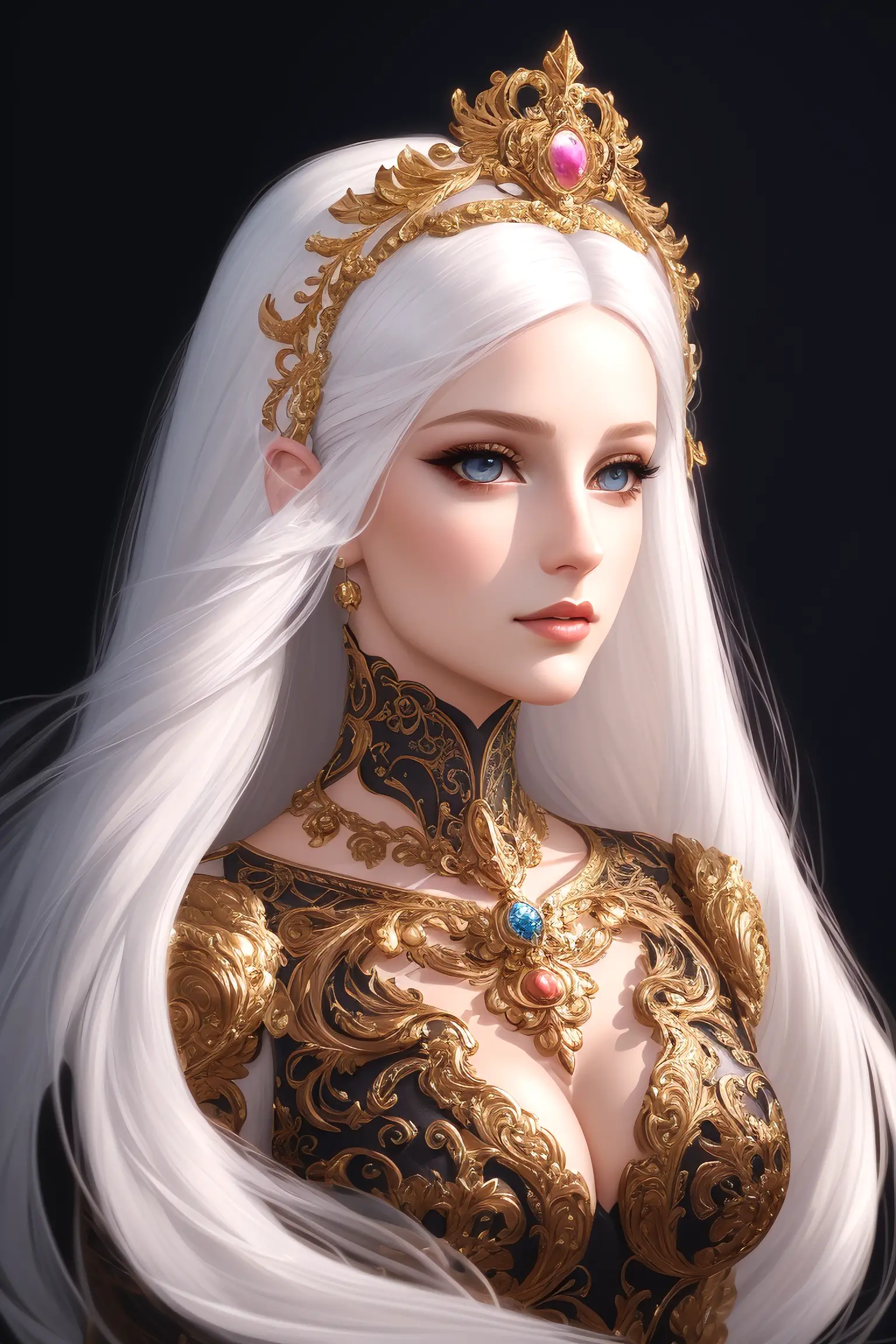 (analog style),(photorealistic:1.3), (skeleton like:0.4), ((female ornate princess)), (with white long flowing hair), (bright beautiful eyes), trending on artstation, flowers of hope by Jean-Honor Fragonard, Peter mohrbacher, hyper detailed, insane details, stunning, intricate, elite, art nouveau, ornate, liquid wax, elegant, luxury, Greg Rutkowski, ink style, sticker, vector-art beautiful character design, double exposure shot, luminous design, award winning, masterpiece, amoled black background, pale skin, subsurface scattering,
