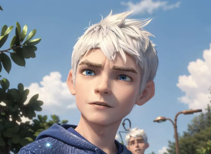 <lora:Jack_Frost_07:0.6>
<lora:Arcane:0.3> <lora:KIDS ILLUSTRATION:0.6>
masterpiece, best quality,
1boy, Jack_Frost, solo, white hair, short hair, blue eyes, full body,
skindentation, (detailed face:1.3),
Day, warm sunlight, atmosphere, (flying in the sky:1.2),
Cartoon, cel shading, realistic, 3d, PIXAR,