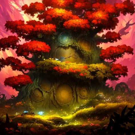 <lora:S1-Ori-ArtStyle_DreamLike-000008:1>,by Pino Daeni, by Ruan Jia, by Alayna Lemmer, by Carlo Galli Bibiena,
forest giant tree door and rock, tree door, silver tree,
(Ori and the Blind Forest), (Ori and the Will of the Wisps), 2D game, digital art,
realistic proportions, sharp focus, (HDR), (8k), (gigapixel), ((masterpiece))