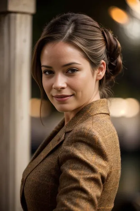 HoMaC0TTXV3C,
a beautiful woman posing for masterpiece photo, wearing a dark-colored 60s tweed dress, (harbor ambience:1.5), (updo hairstyle:1.2), (big smile), (happy face expression:1.2),
(professional photo shooting), (high buget photo), (extremely detailed skin), (flawless skin), (model pose), (highly detailed facial features),
(perfect color grading), (High-quality textures and materials), (perfect lighting and environments), (accurate light and shadow effects), (perfect overall visual quality),
(natural light), (high quality photography), (intricate details), (8k), (HDR), (sharp focus), (medium close-up)