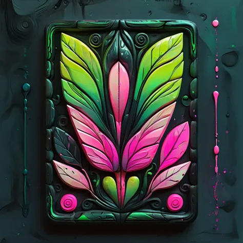 <lora:artfullyTILED_SDXL_V2:0.7>, featuring a black background,a oracle gracefully moving with a vibrant paint trail in neon green and neon pink,3d,relief carving,incorporating pastel tones and subtle hints of ink,charcoal,and watercolor for an artistic and refined touch arranged in a grid of icons,<lora:ral-opal:0.3>,<lora:ARTFULLYORACLESDXL-V1:0.4>,<lora:artfullyinsect_-_v1-000007:0.5>,<lora:artfullymaleform_sdxl_v1:0.3>,