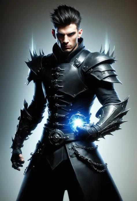 male deviant, , bracers,light-speed travel,unresponsive web server ,DonM3v1lM4dn355XL <lora:DonM3v1lM4dn355XL-v1.1-000012:0.8>