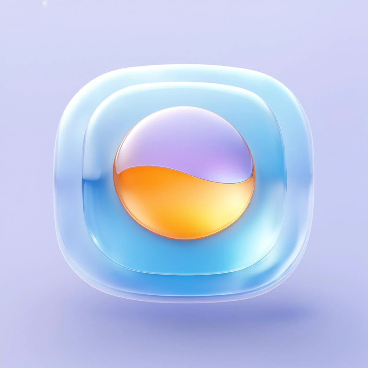 Conversation icon,msstyle,many details,octane render,transparent glass texture,frosted glass