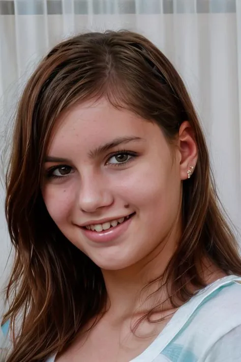 <lora:ShanaDreams:0.8>, full color portrait of a young woman, smile, natural light, RAW photo, subject, 8k uhd, dslr, soft lighting, high quality, film grain, Fujifilm XT3
