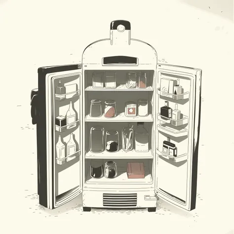 (masterpiece, best quality:1.2), (sketch:1.1), paper, no humans, a decorative fridge magnet, souvenir, picture, flat, magnet, portable, travel, decorative, image
