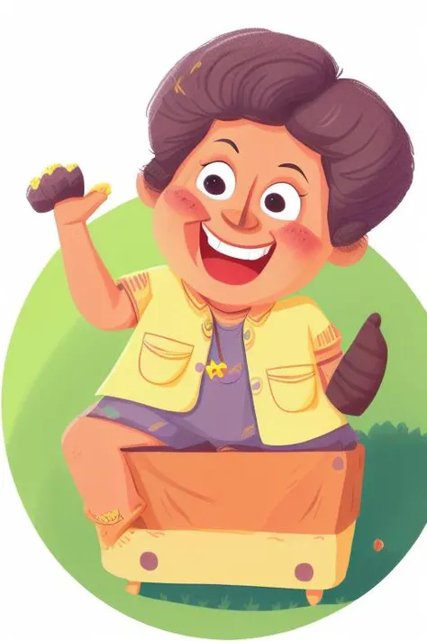 <lora:20231020-1697816717389:1>yingye, drawing of a happy camper