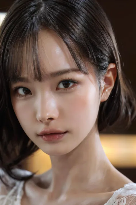 (masterpiece, best quality, beautiful quality, photorealistic, detailed lighting, extremely detailed skin, extremely detailed hair, shadows, 8k, a picture of a woman, forehead, upper body, 1girl, fcPortrait:1.2), <lora:add_detail:1>, <lora:ichikajp-15:1>, Ichikajp
