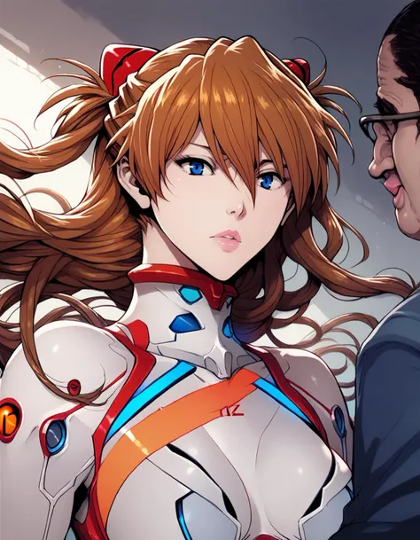 Ugly score_9, score_8_up, score_7_up, source_anime, <lora:MAIDOLL For Pony:0.7>,maidoll,1girl, dutch angle, souryuu asuka langley, <lora:souryuu asuka langley for pony:0.8>