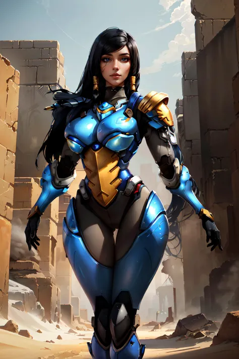 (masterpiece, best quality),  Intricate details,
1 Girl,  Replicated, Long hair, Blue Hair, Shiny hair, blue eyes,
 [(crNanosuit|war_gorgeous)::0.5], [power armor|armor], Wear [(crNanosuit|war_gorgeous)::0.5],