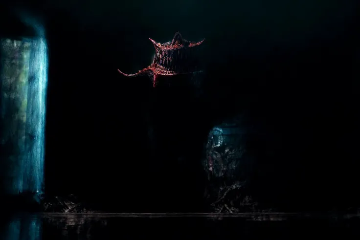 Masterpiece, highest quality, ultra realistic, intricate details, 8k, 4k, (scary monster), professional illustration of a water serpant , dark theme, scarry,<lora:add_detail:1> , <lora:LowRA:1>, bloody, gore, <lora:lora_blood_v1_from_v1_160:1>, <lora:fx-monsters:1>