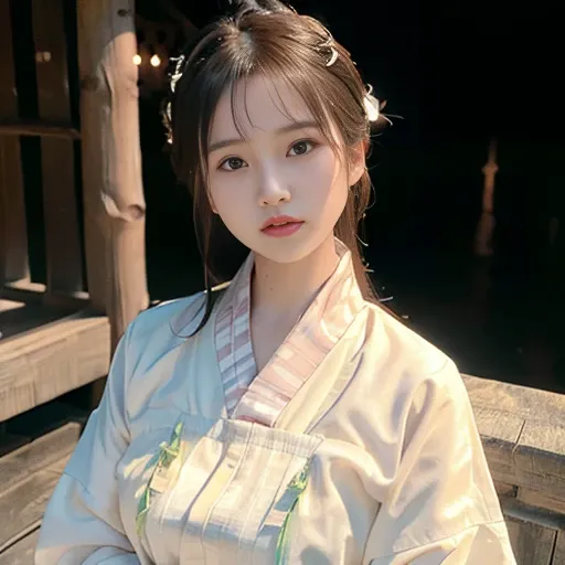 (8k, best quality, masterpiece:1.2), (realistic, photo-realistic:1.2),1girl, cute, dating,(smile:0.9), (closed mouth) small breasts, beautiful detailed eyes, (han, Han Dynasty, Han clothing: 1.4),full body,(solo:1.8),(looking at viewer:1.3), wet,simple background <hypernet:pureerosface_v1:1>,(aged down:1.4),letterboxed,negative space