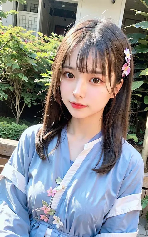 best quality ,(masterpiece:1.4), an extremely delicate and beautiful, extremely detailed ,CG ,unity ,8k wallpaper, Amazing, finely detail,best quality,official art,extremely detailed CG unity 8k wallpaper,absurdres, incredibly absurdres, huge filesize , ultra-detailed, highres, extremely detailed,beautiful detailed girl, extremely detailed face, beautiful detailed eyes,light on face,looking at viewer,closed mouth, light smile, (realistic, photo-realistic:1.37), ultra-detailed,(photorealistic:1.4),1girl,solo,light smile, closed mouth,
cute, dating, (nose blush),medium breasts,wet,lake,floating hair,1girl wearing tangstyle dress,<lora:hanfu2.8:0.9>,(hanstyle,hanfu:1.2),long sleeves, sitting in the garden, garden,