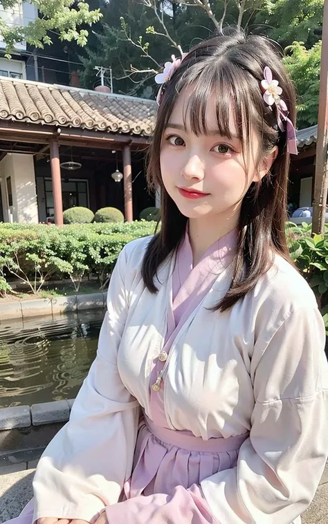best quality ,(masterpiece:1.4), an extremely delicate and beautiful, extremely detailed ,CG ,unity ,8k wallpaper, Amazing, finely detail,best quality,official art,extremely detailed CG unity 8k wallpaper,absurdres, incredibly absurdres, huge filesize , ultra-detailed, highres, extremely detailed,beautiful detailed girl, extremely detailed face, beautiful detailed eyes,light on face,looking at viewer,closed mouth, light smile, (realistic, photo-realistic:1.37), ultra-detailed,(photorealistic:1.4),1girl,solo,light smile, closed mouth,
cute, dating, (nose blush),medium breasts,wet,lake,floating hair,1girl wearing tangstyle dress,<lora:hanfu2.8:0.9>,(hanstyle,hanfu:1.2),long sleeves, sitting in the garden, garden,