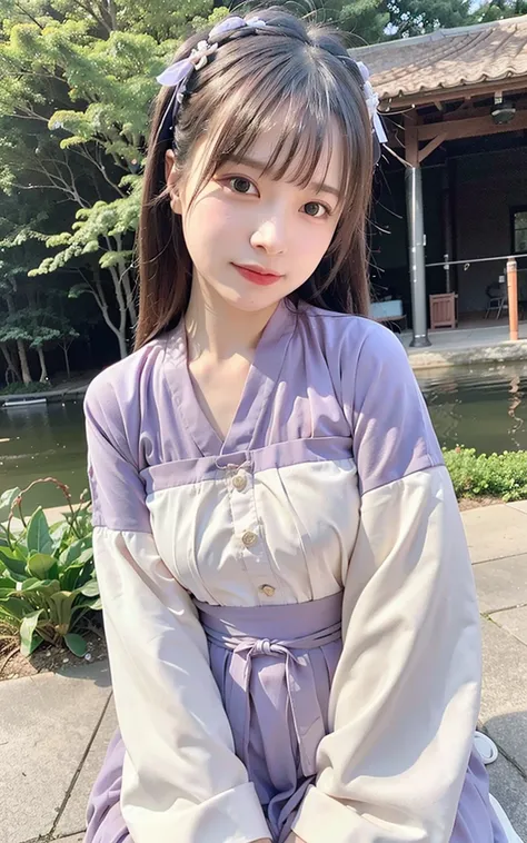 best quality ,(masterpiece:1.4), an extremely delicate and beautiful, extremely detailed ,CG ,unity ,8k wallpaper, Amazing, finely detail,best quality,official art,extremely detailed CG unity 8k wallpaper,absurdres, incredibly absurdres, huge filesize , ultra-detailed, highres, extremely detailed,beautiful detailed girl, extremely detailed face, beautiful detailed eyes,light on face,looking at viewer,closed mouth, light smile, (realistic, photo-realistic:1.37), ultra-detailed,(photorealistic:1.4),1girl,solo,light smile, closed mouth,
cute, dating, (nose blush),medium breasts,wet,lake,floating hair,1girl wearing tangstyle dress,<lora:hanfu2.8:0.9>,(hanstyle,hanfu:1.2),long sleeves, sitting in the garden, garden,