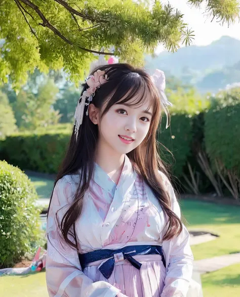 (8k, best quality, masterpiece:1), (realistic, photo-realistic:1),cute, dating,(smile:0.9), (closed mouth),small breasts, beautiful detailed eyes,Perfect Face,<lora:hanfu_v29:0.72>, (1girl, song hanfu, song style outfits, short shan, pleated shan skirt),(full body:1.2),<lora:taiwanDollLikeness_v10:0.3>