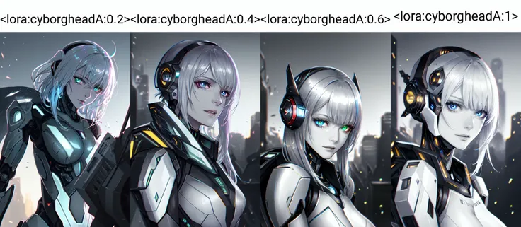 robot, medium shot photo of cyborg wearing scratched and tarnished futuristic armor in a destroyed futuristic city, android head, fantasy, sci-fi, beautiful feminine face, seductive, sexual, mist, vivid alluring eyes, best quality masterpiece, photorealistic, detailed, 8k, HDR, shallow depth of field, broad light, high contrast, backlighting, bloom, light sparkles, chromatic aberration, sharp focus, RAW color photo <lora:cyborgheadA:0.2>