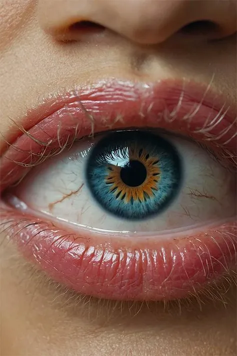 (masterpiece:1.4),  closeup on eye in mouth, (studio lighting)    plus inpaint