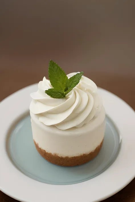 (masterpiece:1.5), professional food photography, a close-up of a small vanilla dessert with chocolate icing
BRAKE
on a white plate
BRAKE
one small one mint leaf as a decoration
BRAKE
kitchen background (details), dramatic, (cinematic ligting:1.5), shot on Canon EOS (smooth background) with Ektar 100 film, with a (soft focus filter:1.3)
