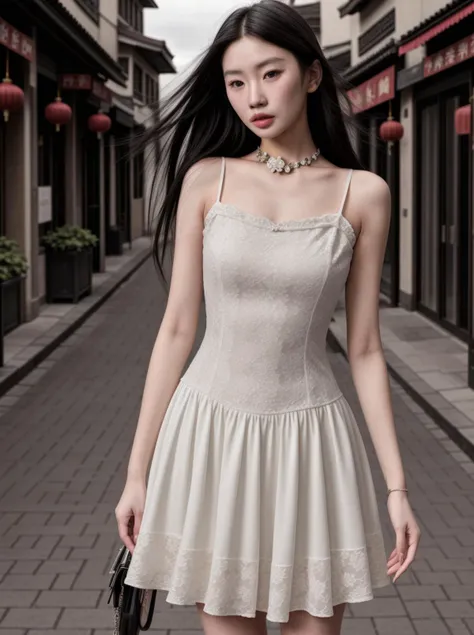 <lora:fragileheart_v1:0.65> birme-600x800 pretty chinese woman wearing a sundress in a city street,
intricate detail, photorealism, 8k uhd, dslr, soft lighting, high quality, film grain