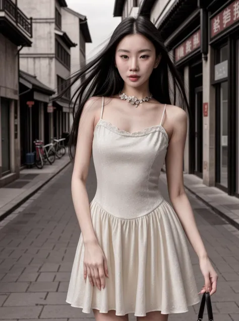 <lora:fragileheart_v1:0.65> birme-600x800 pretty chinese woman wearing a sundress in a city street,
intricate detail, photorealism, 8k uhd, dslr, soft lighting, high quality, film grain