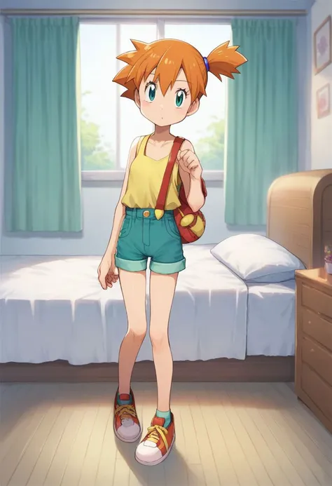 score_9, score_8_up, score_7_up, <lora:SatsukiItsukaStylebyRR:1>, satsukiitsukastylebyrr, satsukiitsuka,
Misty \(Pokemon\),
1girl, solo, full body, posing, looking at viewer,
dynamic shot, indoors,