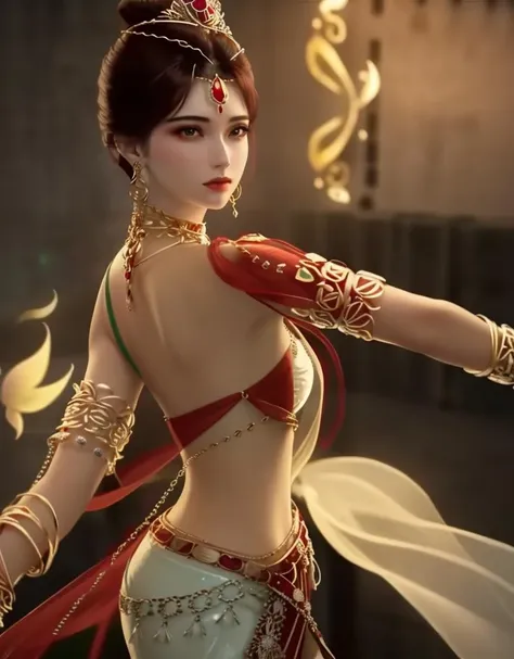 (,1girl, pov,best quality, ) , (, jewelry, earrings, necklace, looking at viewer,  facing viewer,   , )   <lora:DA_LongmenGrottoes-Naraka:0.8>
ultra realistic 8k cg, flawless, clean, masterpiece, professional artwork, famous artwork, cinematic lighting, cinematic bloom, perfect face, beautiful face, fantasy, dreamlike, unreal, science fiction, lace, lace trim, lace-trimmed legwear, luxury, jewelry, diamond, gold, pearl, gem, sapphire, ruby, emerald, intricate detail, delicate pattern, charming, alluring, seductive, erotic, enchanting, hair ornament, necklace, earrings, bracelet, armlet,halo,autumn leaves, ,
