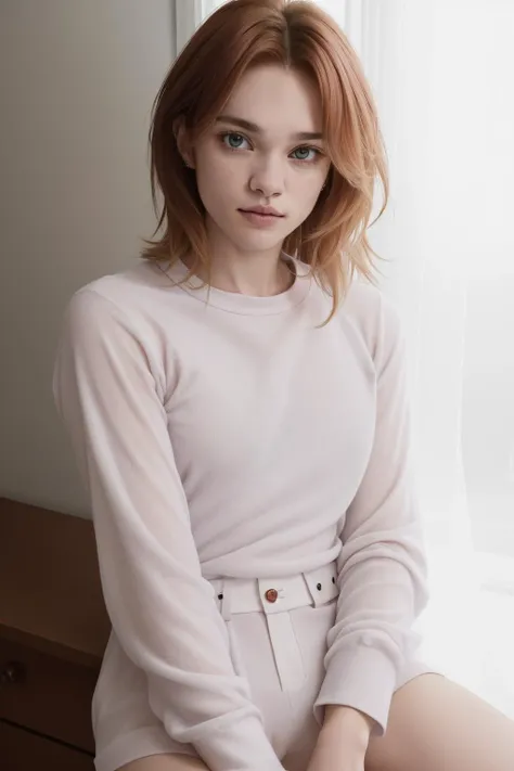 Sadie Sink in underwear and a sexy smile.