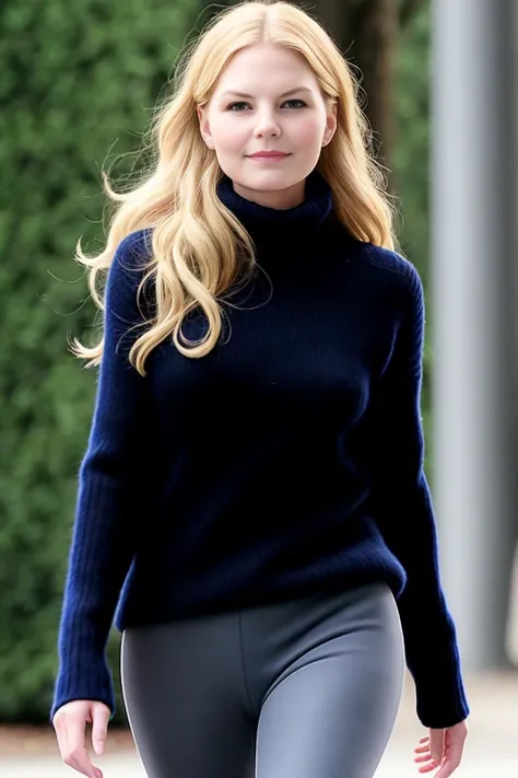 jmorr, turtleneck sweater, leggings, smiling, cold, comfortable