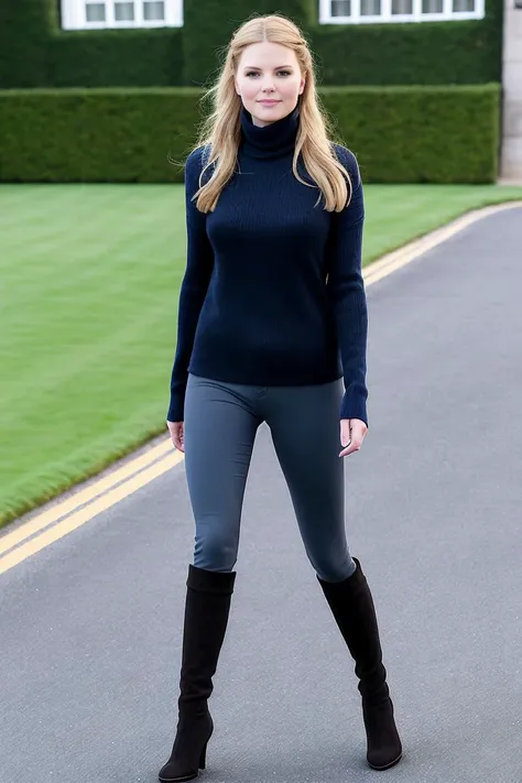 jmorr, turtleneck sweater, leggings, smiling, cold, comfortable