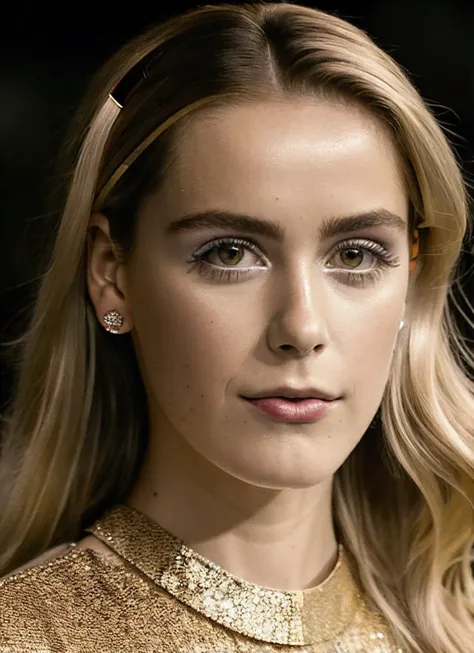 modelshoot style, raw photo of a supermodel sks woman wearing shimmering clothes walking on the ramp at milan fashion show, tattoos, 8k, intricate details, detailed face and eyes,(rendered eyes) <lora:epiNoiseoffset_v2:1>, <lora:locon_kiernan_v1_from_v1_64_32:1.3>