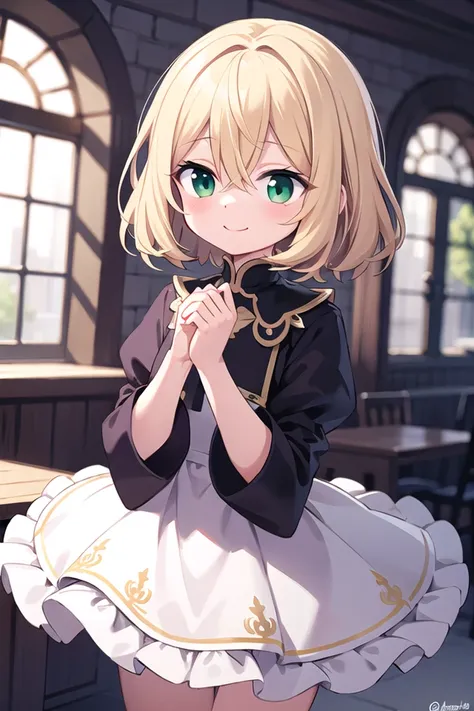insanely detailed, absurdres, ultra-highres, ultra-detailed, best quality,
1girl, solo, nice hands, perfect hands,
BREAK
princess, princess dress with many frills, teara on hair,
happy smile, laugh, closed mouth,
standing, cute pose,
45 angle, cowboy shot,
BREAK
slender, kawaii, perfect symmetrical face, ultra cute girl, ultra cute face, ultra detailed eyes, ultra detailed hair, ultra cute, ultra beautiful,
BREAK
(fantasy world, in castle), depth of field,
medium large breasts, (cleavage:-1.5)
BREAK
blonde hair, medium hair, messy hair, green eyes, hair between eyes